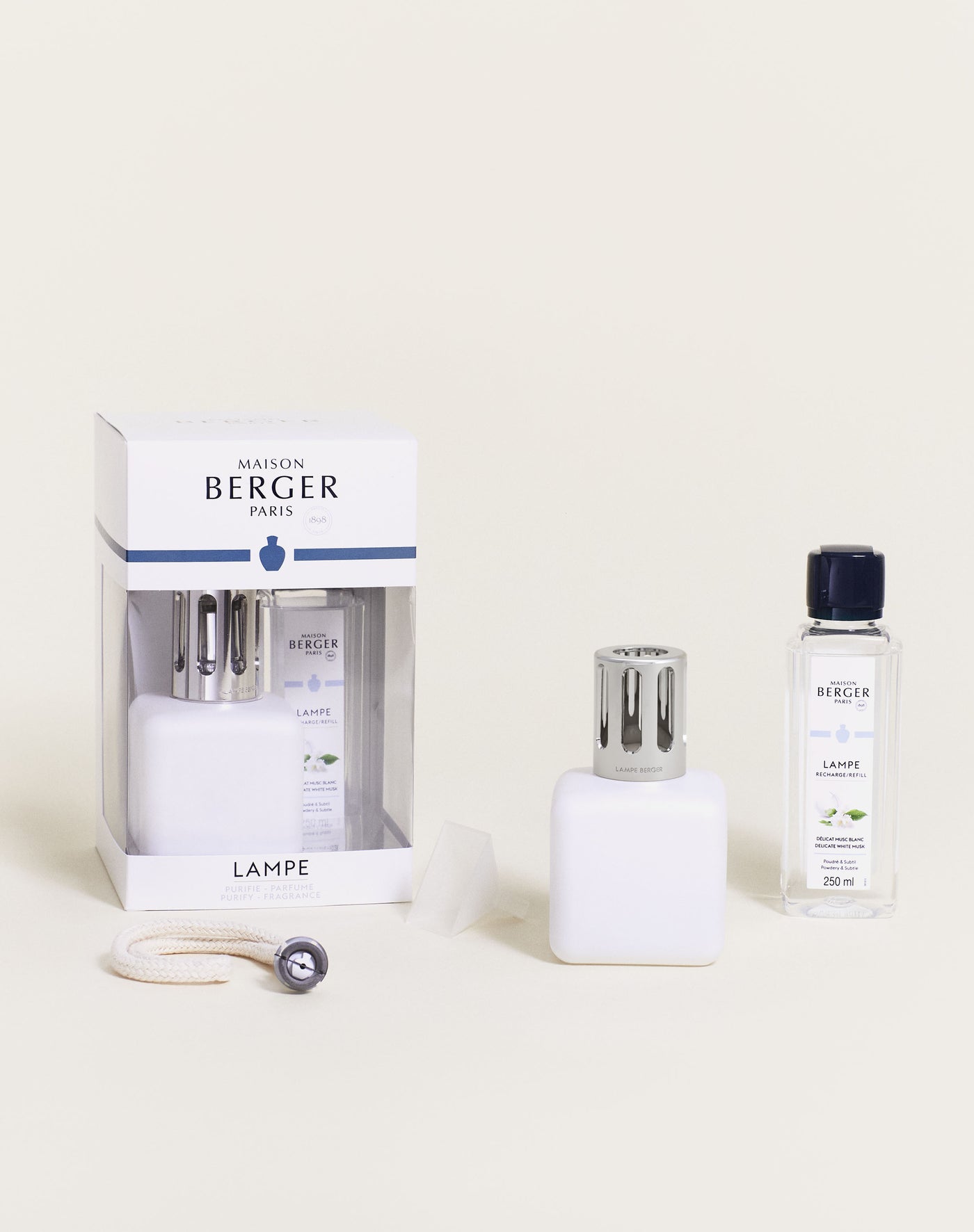 Lampe Berger Giftset Glaçon Blanche